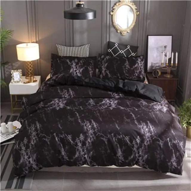 Marble Duvet Cover Bedding Sets - SensorySoft