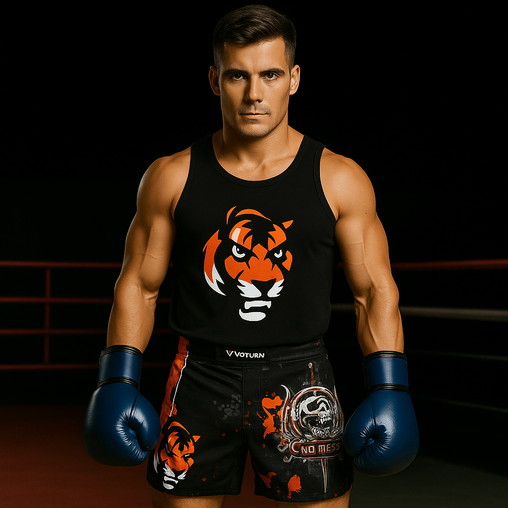 Men's 5 - Point Shorts for Boxing and Training - SensorySoft