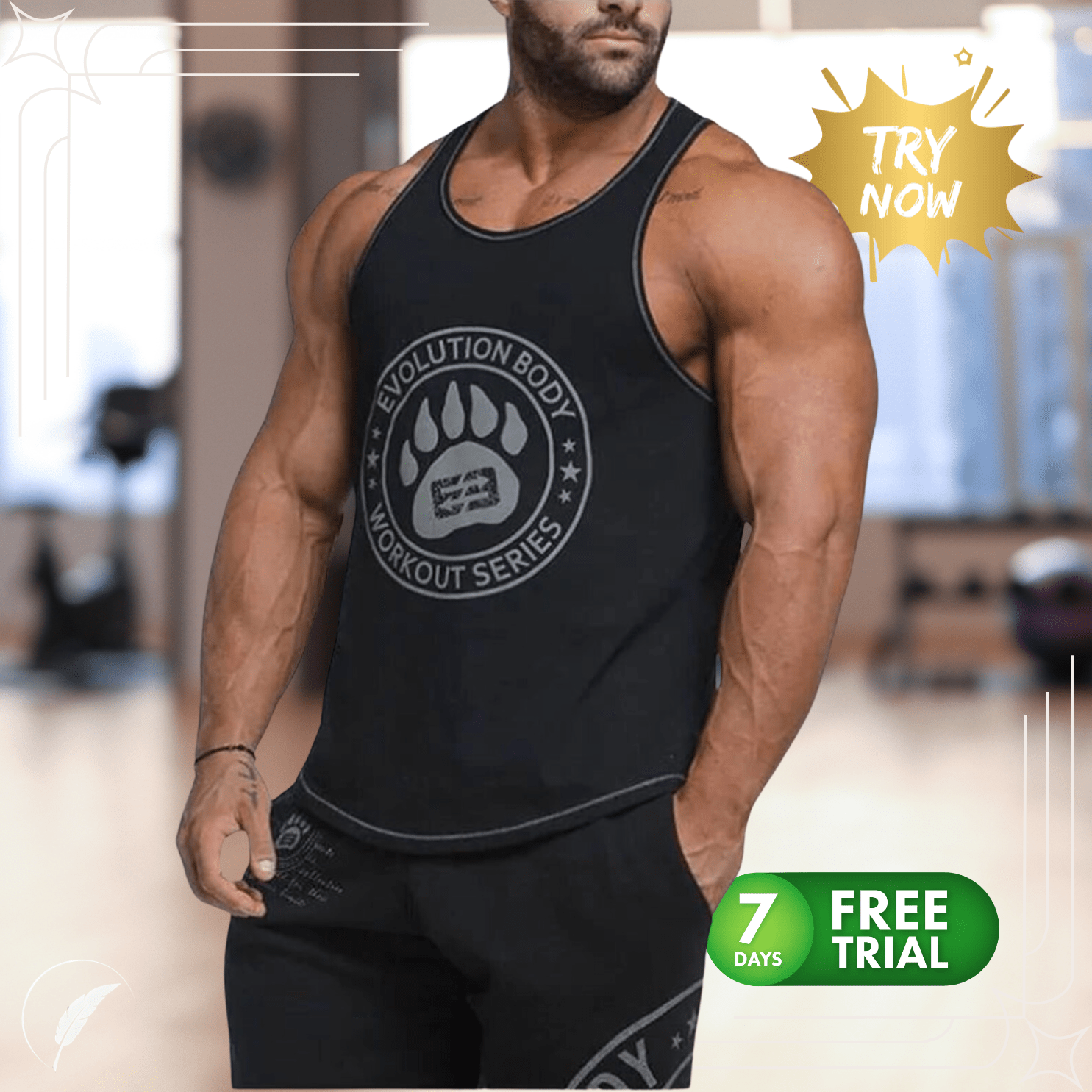 Men's Bodybuilding Stringer Tank Tops: Fitness Singlets - SensorySoft