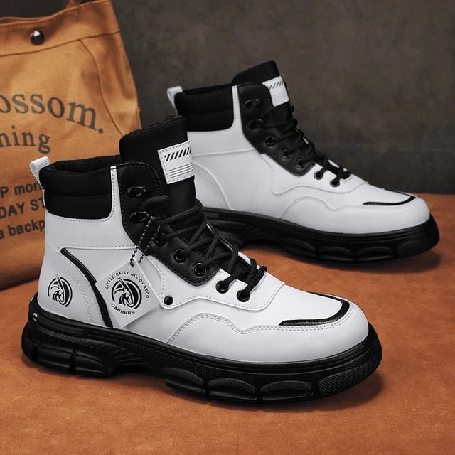 Men's Boots Winter Shoes Leather - SensorySoft