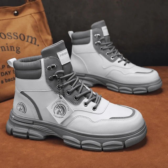Men's Boots Winter Shoes Leather - SensorySoft