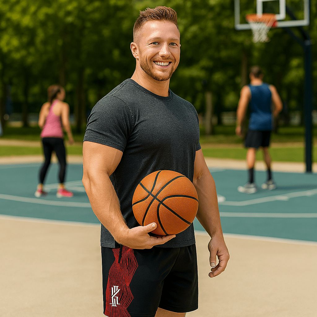 Men's Breathable Basketball Shorts for Outdoor Fitness - SensorySoft