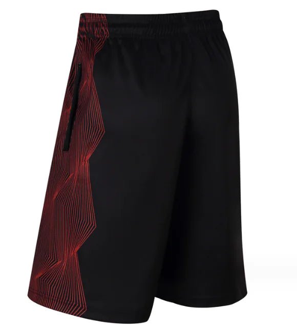 Men's Breathable Basketball Shorts for Outdoor Fitness - SensorySoft