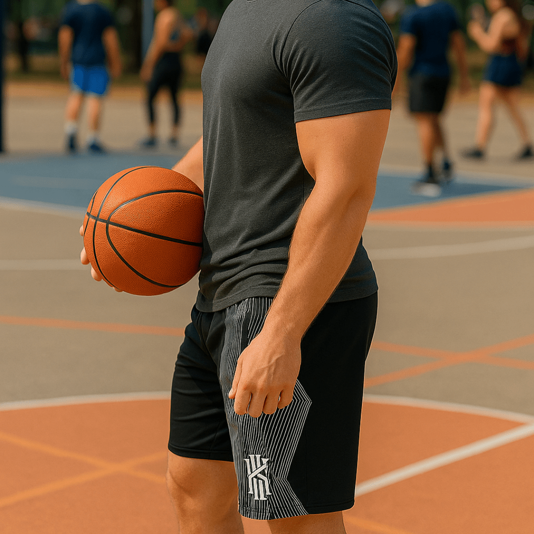 Men's Breathable Basketball Shorts for Outdoor Fitness - SensorySoft