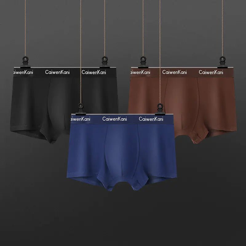 Men's Breathable Cotton Modal Boxer Shorts - Caiwen Kani - SensorySoft