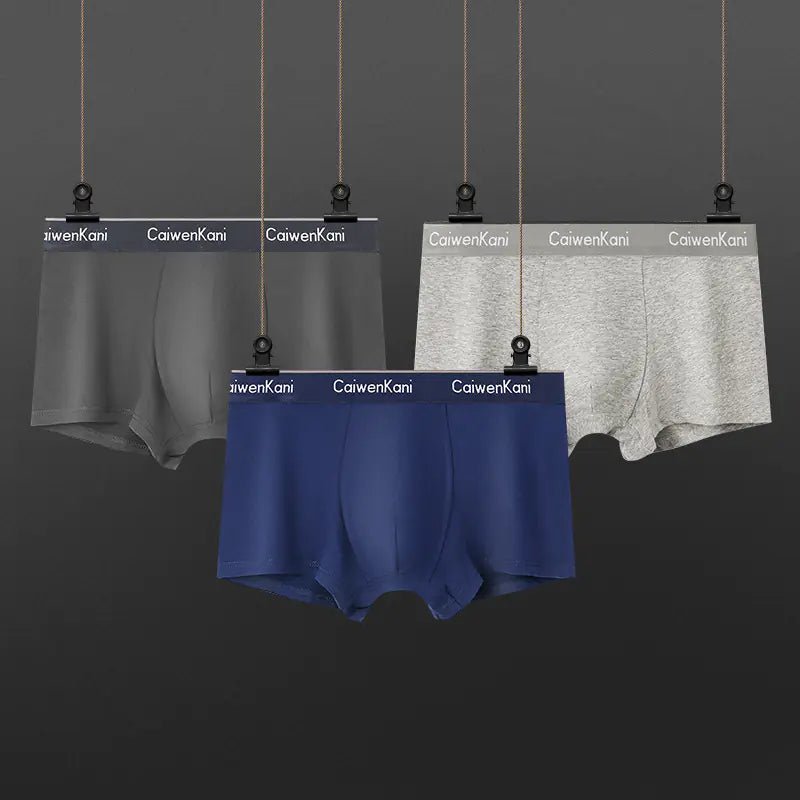 Men's Breathable Cotton Modal Boxer Shorts - Caiwen Kani - SensorySoft
