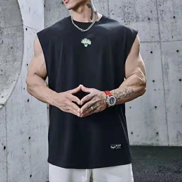 Men's Breathable Quick - Dry Sleeveless Fitness T-shirt - SensorySoftShop