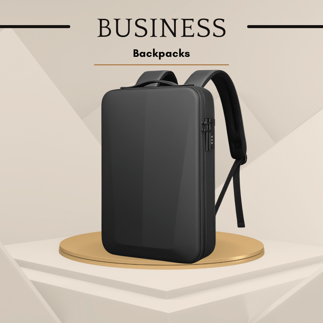 Men’s Business Backpack with Hard Shell Case – Rugged Elegance Meets Everyday Function - SensorySoft