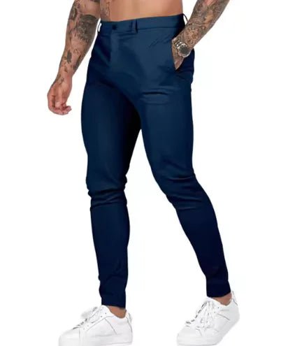 Men's Casual Slim - Ankle Trousers - SensorySoftShop