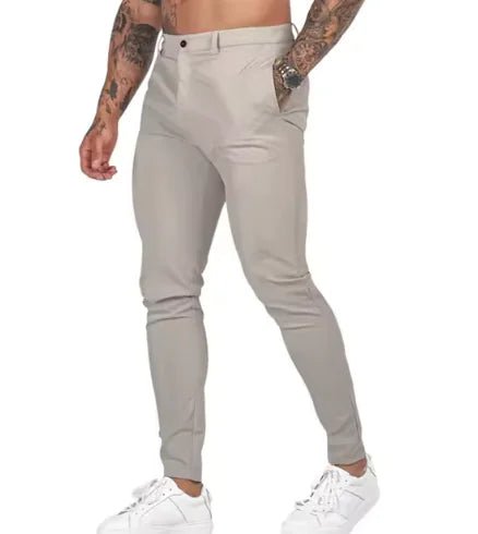 Men's Casual Slim - Ankle Trousers - SensorySoftShop