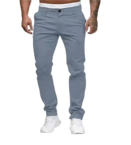 Men's Casual Slim - Ankle Trousers - SensorySoftShop