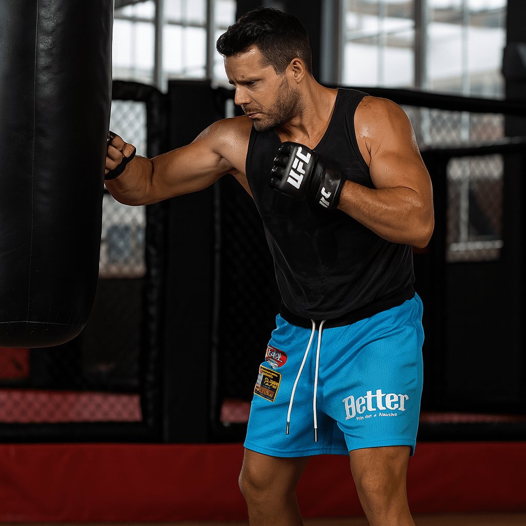 Men's Embroidered Mesh Basketball Shorts - SensorySoft