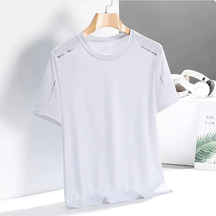 Men's Ice Silk Quick - Dry Tee – Breathable & Trendy Activewear - SensorySoft