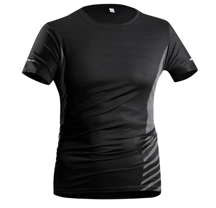 Men's Ice Silk Quick - Dry Tee – Breathable & Trendy Activewear - SensorySoft