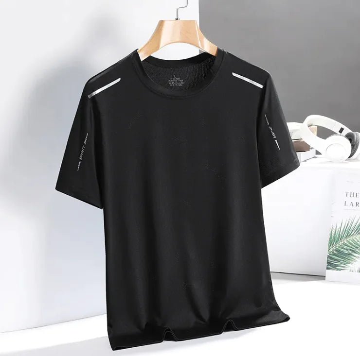 Men's Ice Silk Quick - Dry Tee – Breathable & Trendy Activewear - SensorySoft