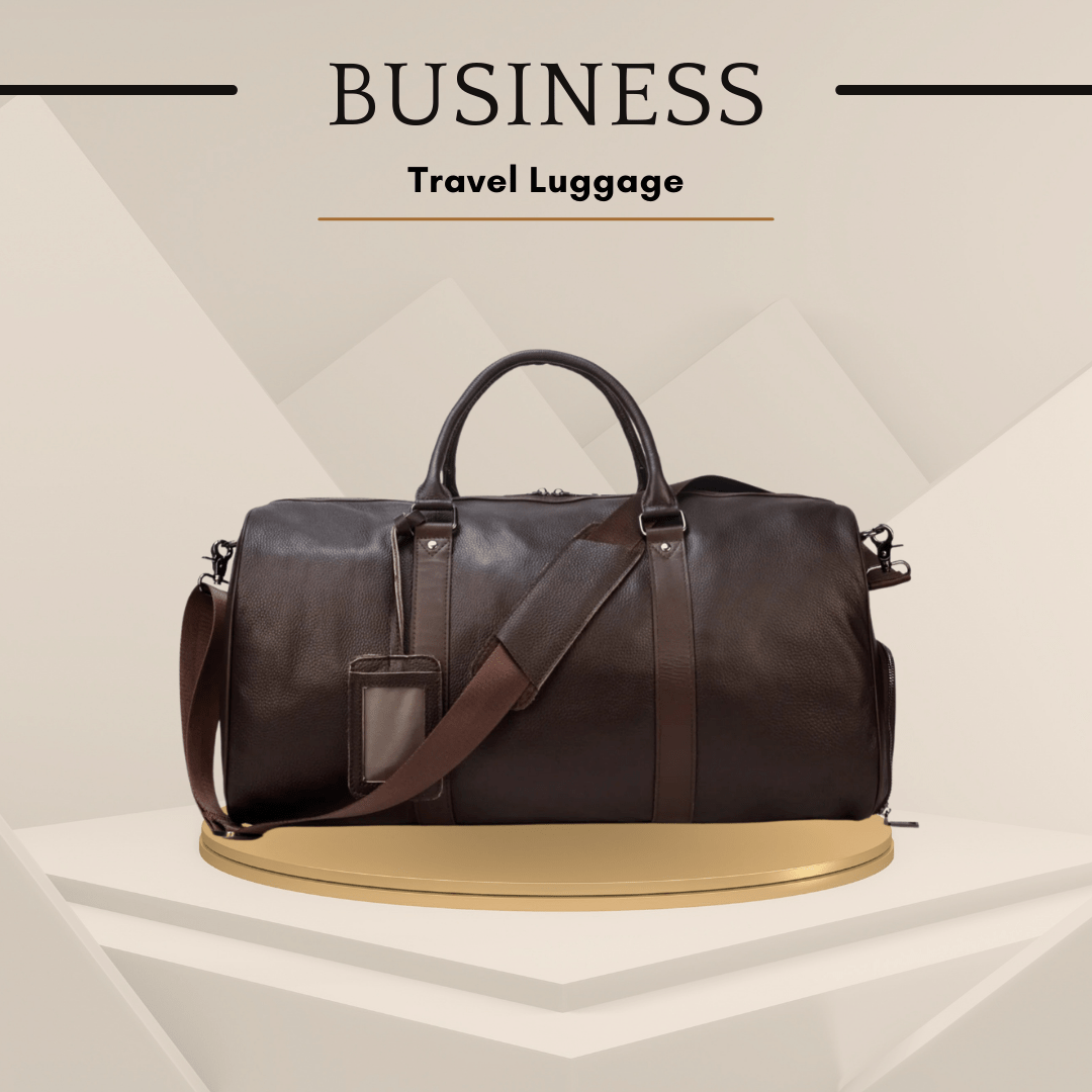 Men's Leather Travel Bag – Effortless Style Meets Practical Travel - SensorySoft