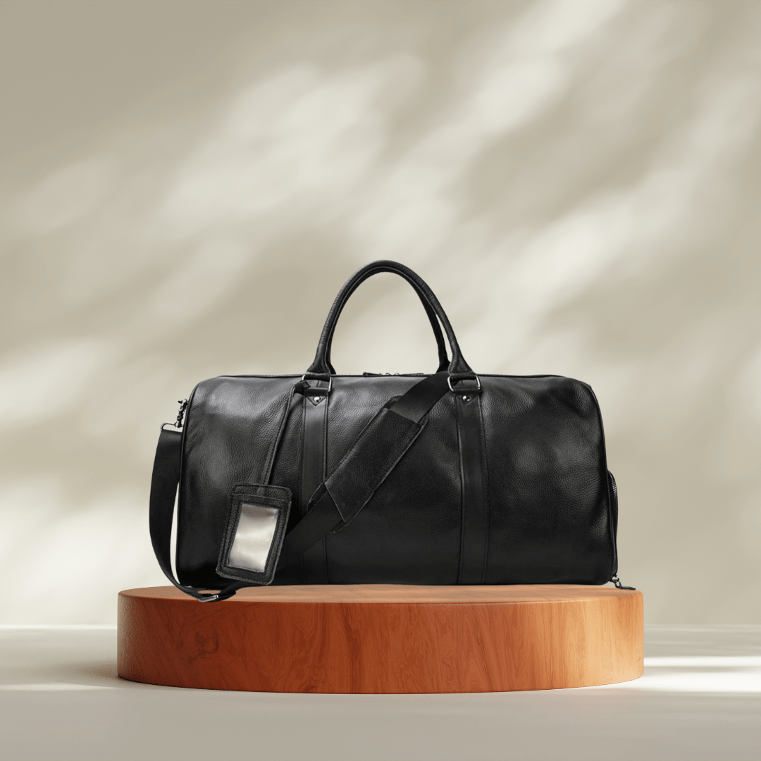 Men's Leather Travel Bag – Effortless Style Meets Practical Travel - SensorySoft