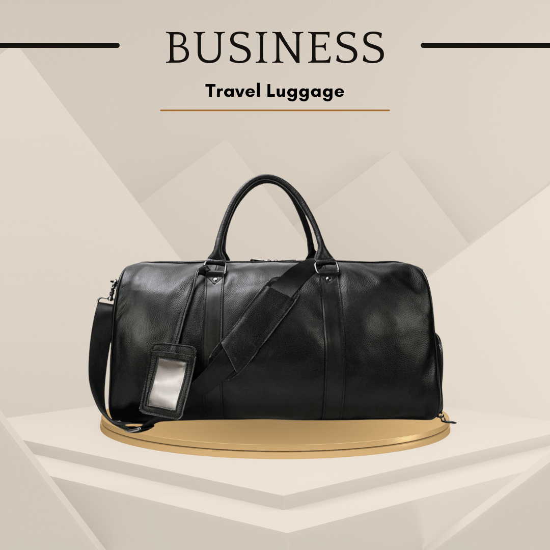 Men's Leather Travel Bag – Effortless Style Meets Practical Travel - SensorySoft