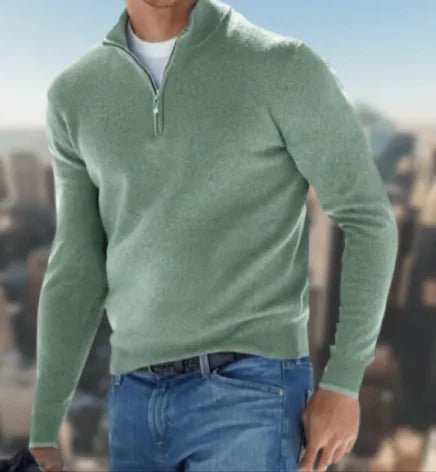 Men's Long - Sleeved Cardigan - SensorySoftShop