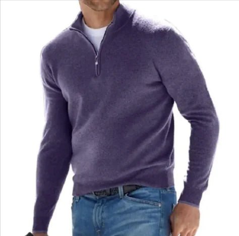 Men's Long - Sleeved Cardigan - SensorySoftShop