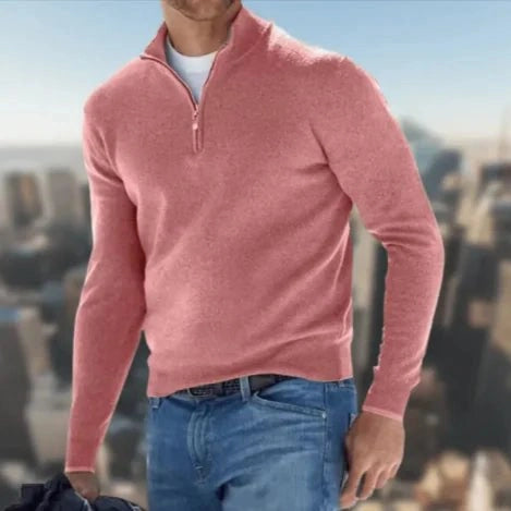 Men's Long - Sleeved Cardigan - SensorySoftShop