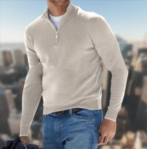 Men's Long - Sleeved Cardigan - SensorySoftShop