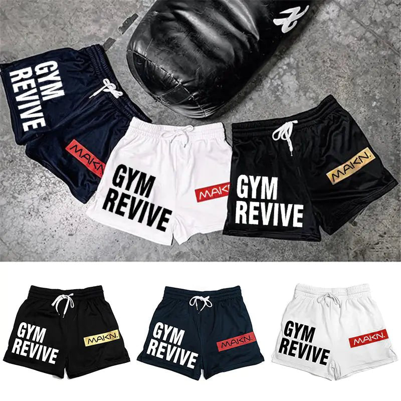 Men's MAKIN Fight Shorts - Breathable Mesh Running Boxing Shorts - SensorySoft