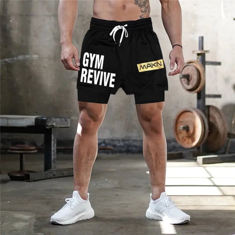 Men's MAKIN Fight Shorts - Breathable Mesh Running Boxing Shorts - SensorySoft