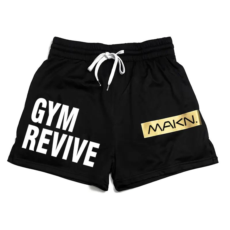 Men's MAKIN Fight Shorts - Breathable Mesh Running Boxing Shorts - SensorySoft