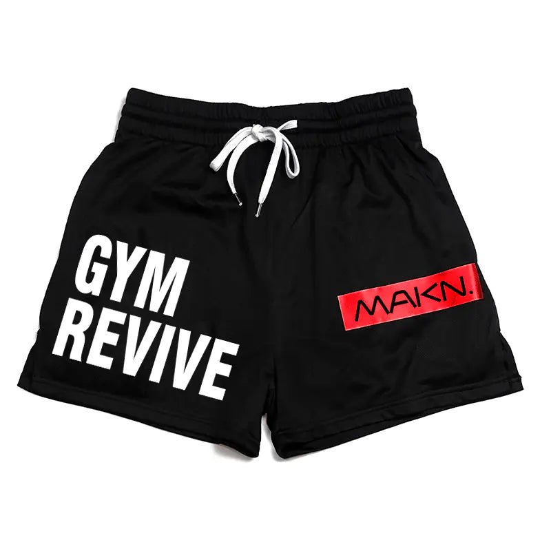 Men's MAKIN Fight Shorts - Breathable Mesh Running Boxing Shorts - SensorySoft