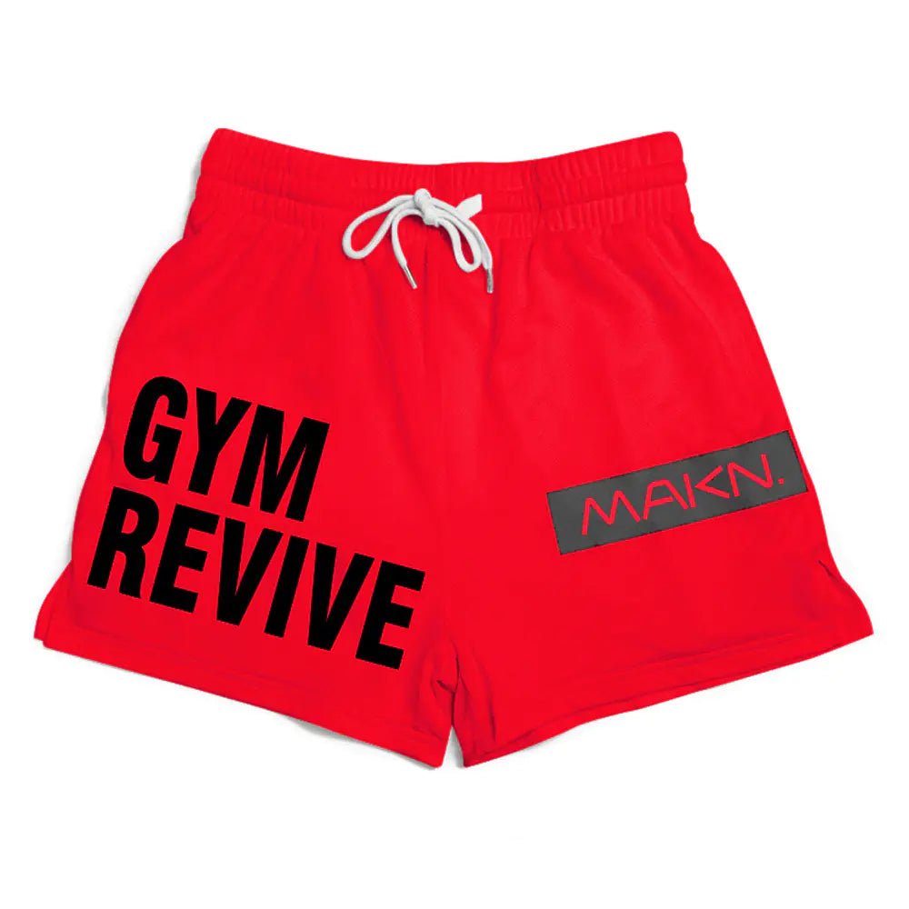 Men's MAKIN Fight Shorts - Breathable Mesh Running Boxing Shorts - SensorySoft
