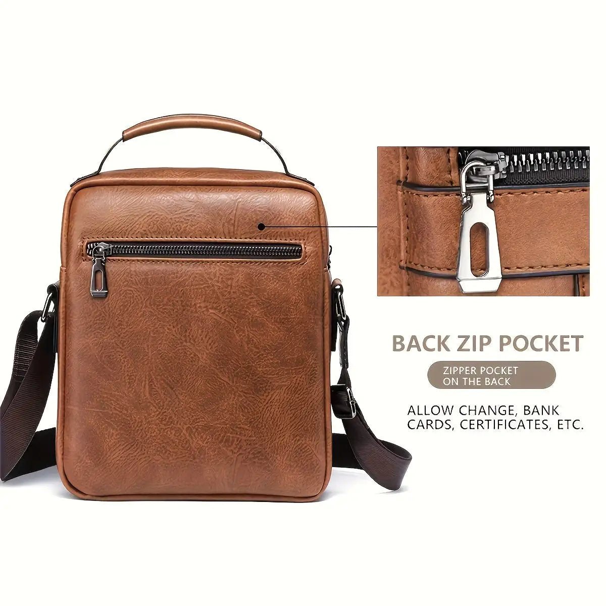 Men's Messenger Bag - SensorySoftShop