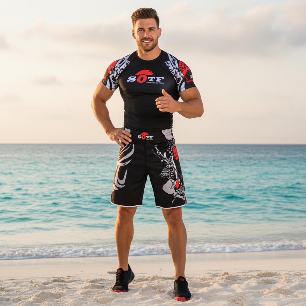 Men's MMA SOTF Muay Thai Shorts for Training and Fitness - SensorySoftShop