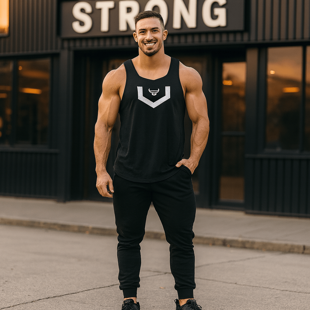 Men's Muscle Fitness Running Tank Top, Quick - Dry Sleeveless - SensorySoftShop