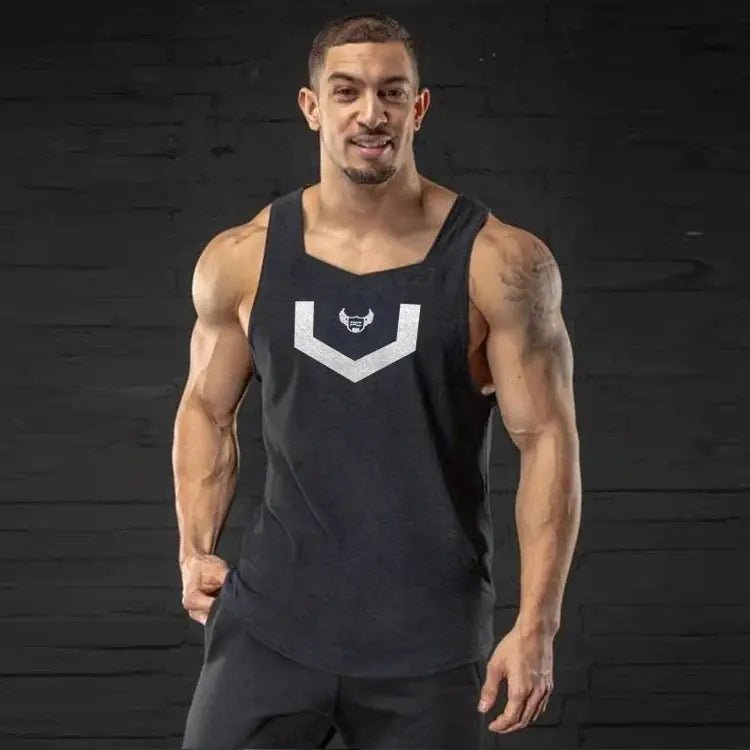 Men's Muscle Fitness Running Tank Top, Quick - Dry Sleeveless - SensorySoftShop