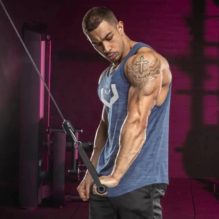 Men's Muscle Fitness Running Tank Top, Quick - Dry Sleeveless - SensorySoftShop