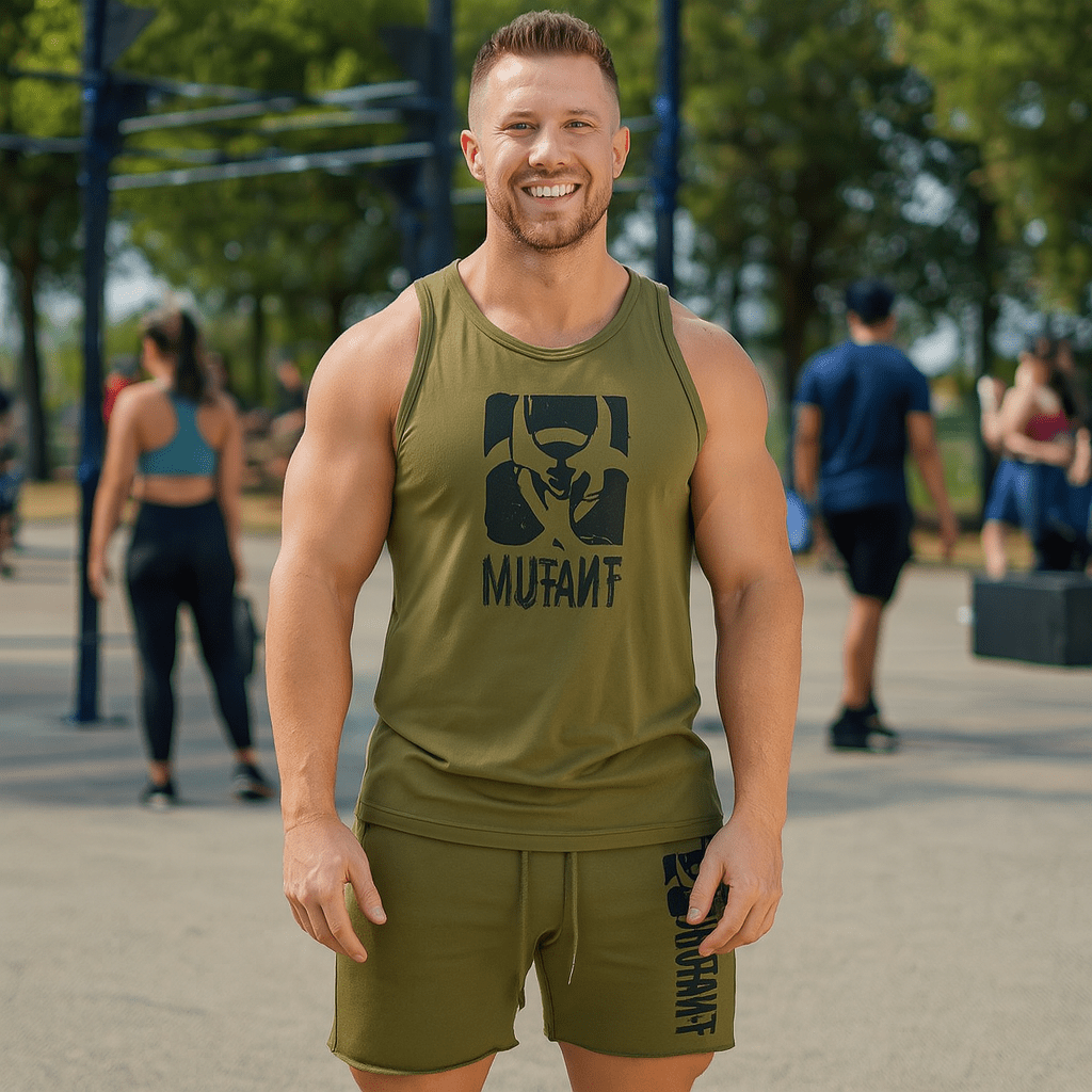 Men's MUTANT Sports Shorts - Breathable Loose Fitness Shorts - SensorySoft