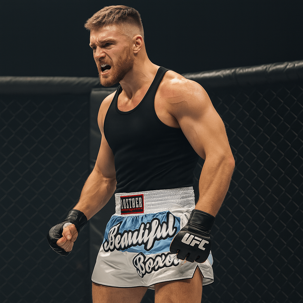 Men's Professional Boxing Shorts with Short Cut Design - SensorySoft