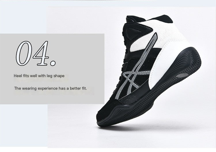 Men's Professional Wrestling and Boxing Training Shoes - SensorySoft