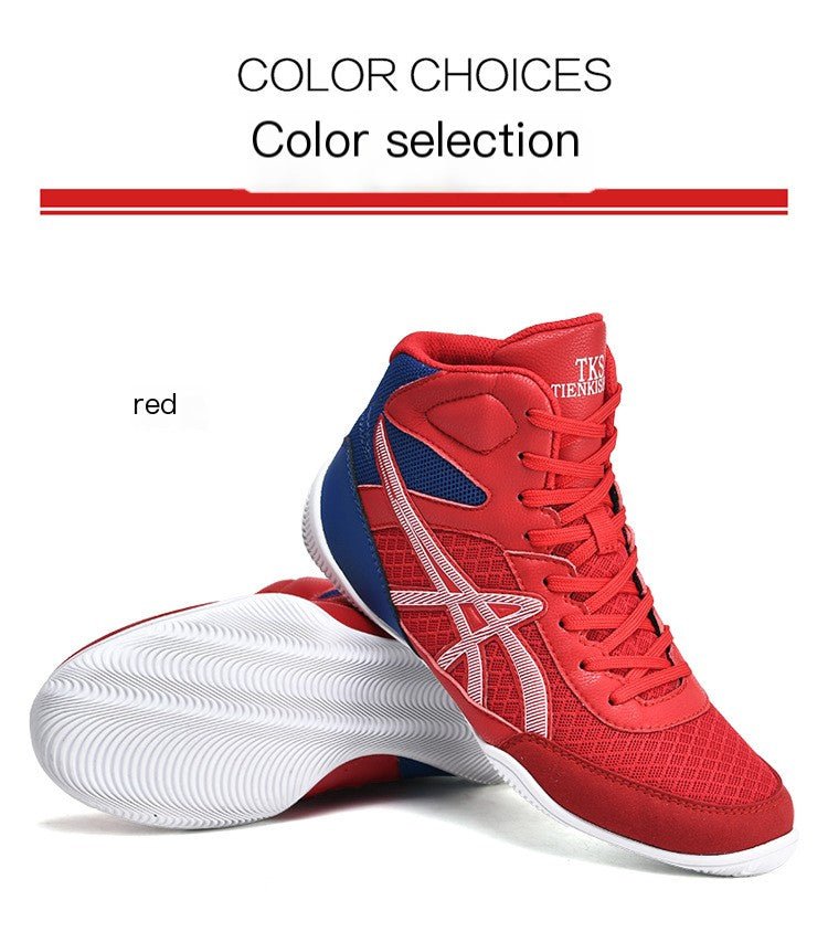 Men's Professional Wrestling and Boxing Training Shoes - SensorySoft