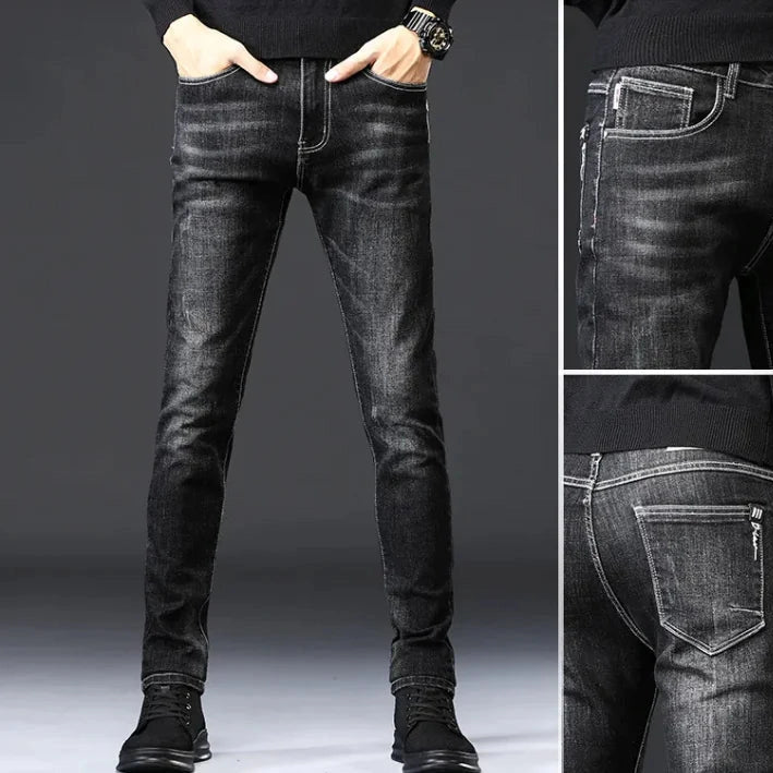 Men's Slim - Fit Casual Jeans – Timeless Style, Everyday Comfort - SensorySoft
