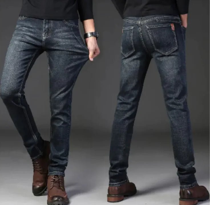 Men's Slim - Fit Casual Jeans – Timeless Style, Everyday Comfort - SensorySoft