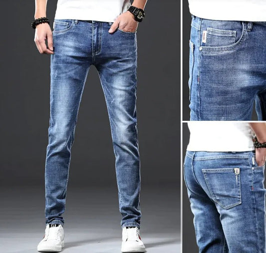 Men's Slim - Fit Casual Jeans – Timeless Style, Everyday Comfort - SensorySoft