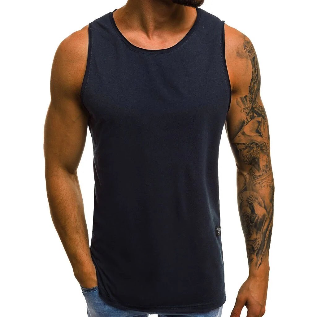 Men's Summer Casual Slim Sleeveless Singlet - SensorySoftShop