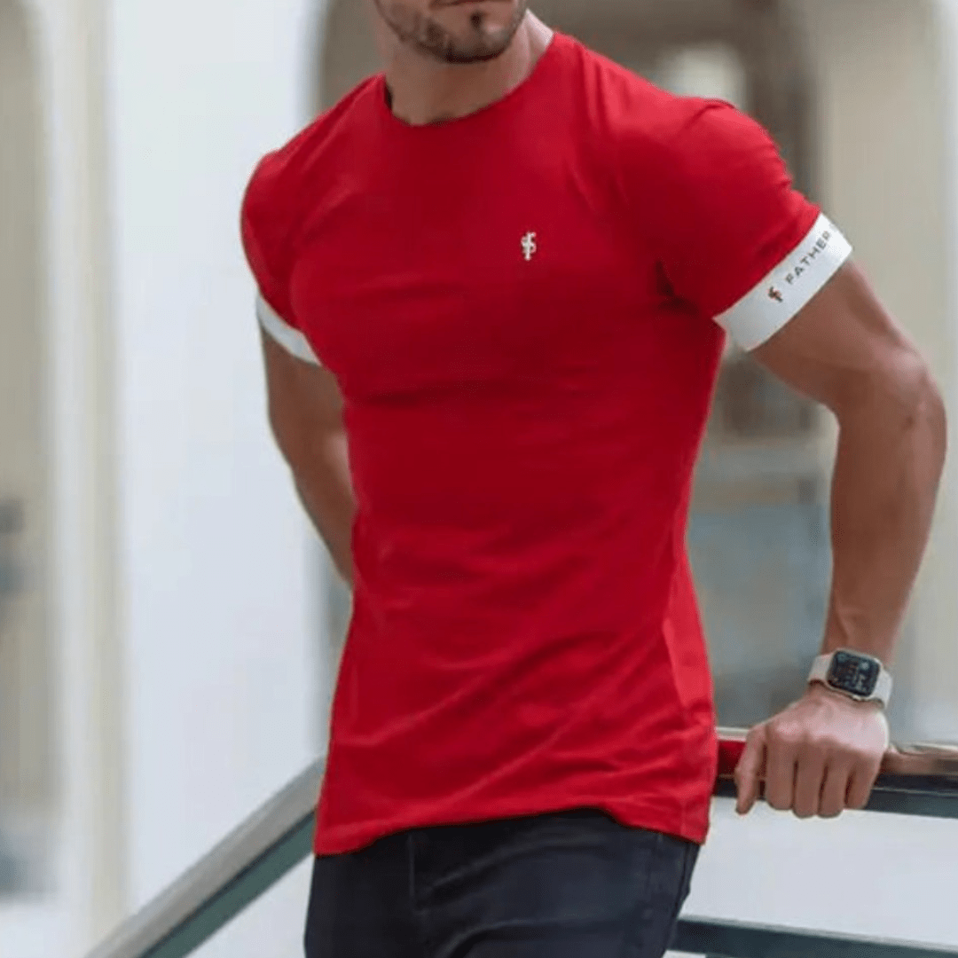 Men's Summer Leisure Sports Fitness T-Shirt - SensorySoftShop