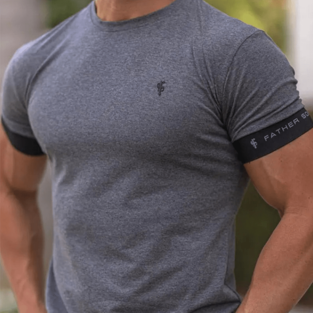 Men's Summer Leisure Sports Fitness T-Shirt - SensorySoftShop