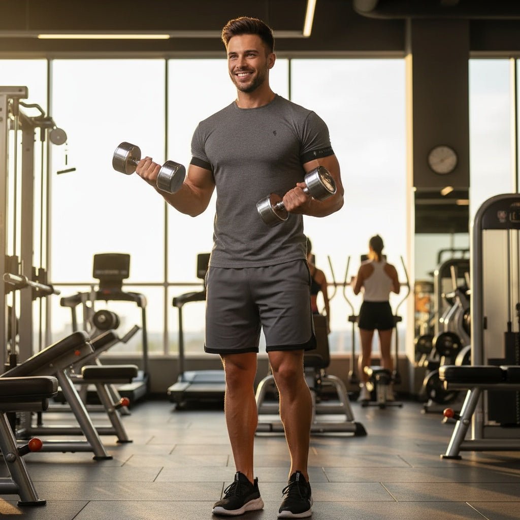 Men's Summer Leisure Sports Fitness T-Shirt - SensorySoftShop