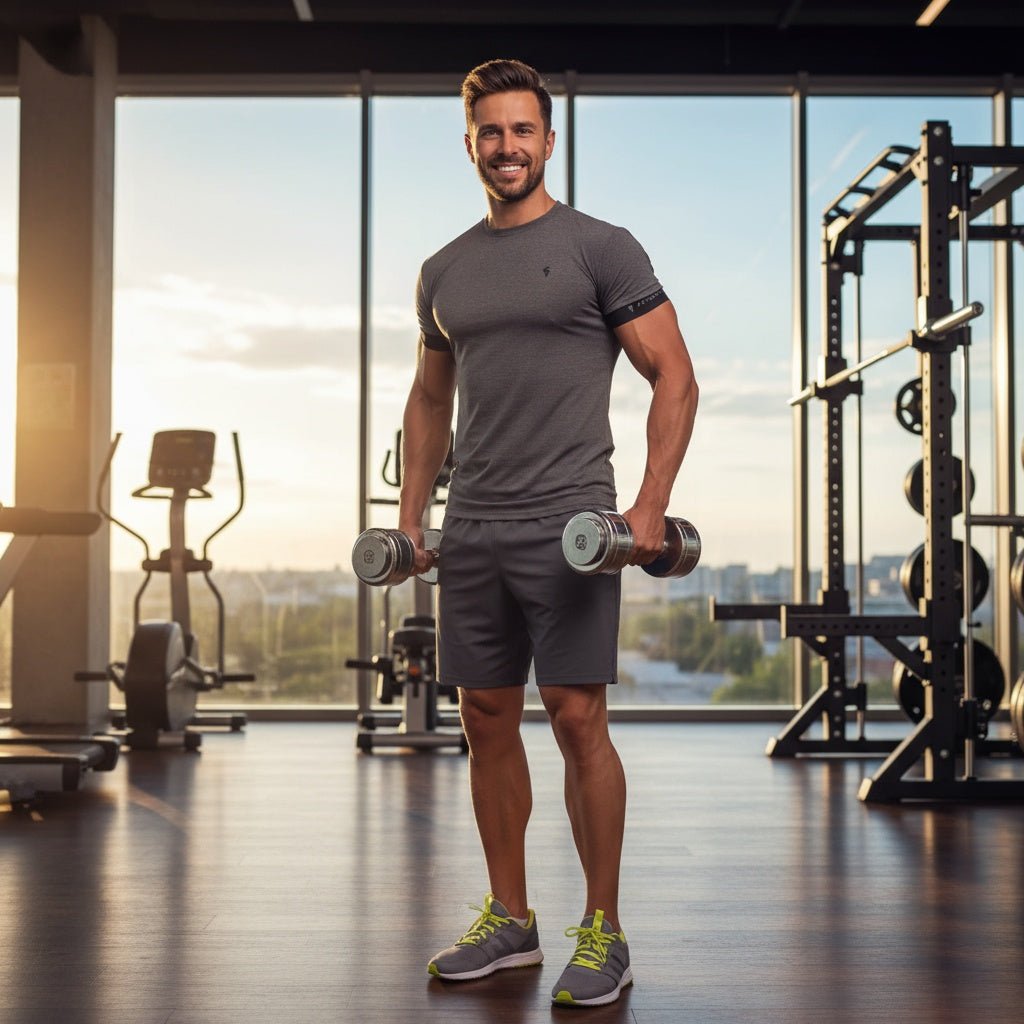Men's Summer Leisure Sports Fitness T-Shirt - SensorySoftShop