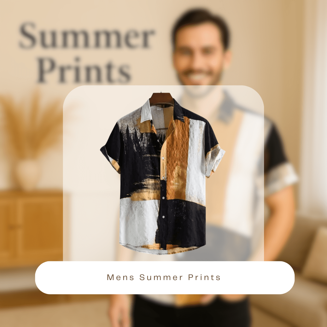 Men’s Summer Printed Shirts – Bold Style Meets Cool Comfort - SensorySoft
