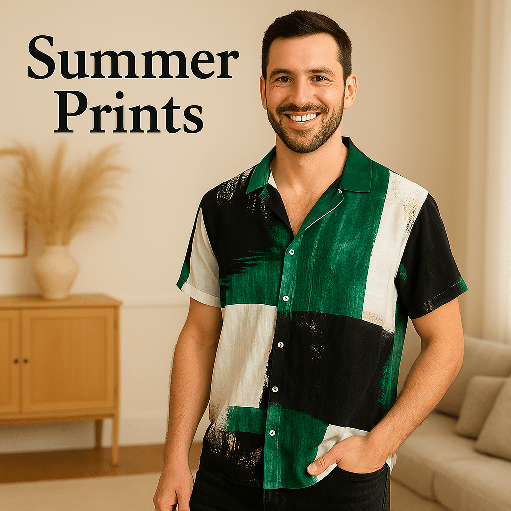 Men’s Summer Printed Shirts – Bold Style Meets Cool Comfort - SensorySoft
